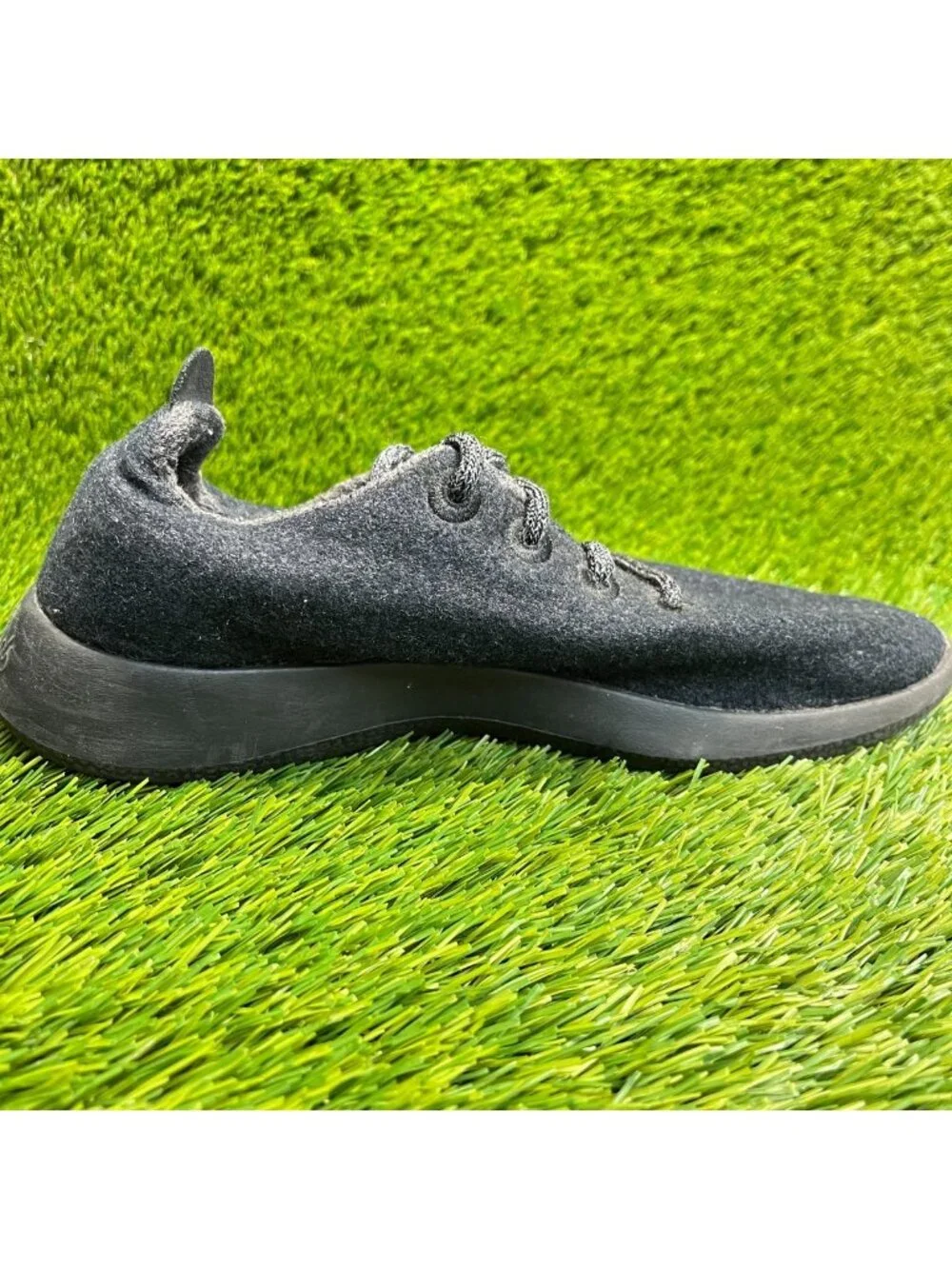 Allbirds Wool Runner Womens Size 8 Black Athletic Running Walking Shoes Sneakers